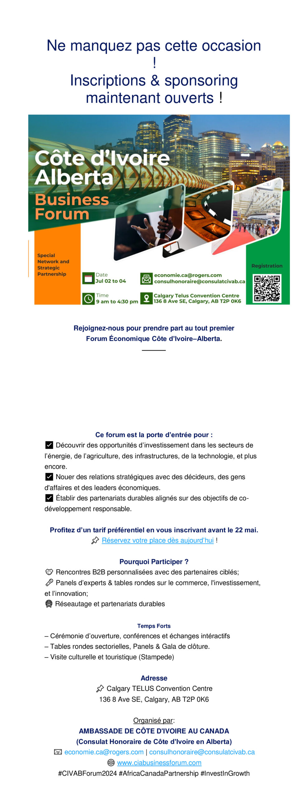 Forum Économique Côte d’Ivoire–Alberta