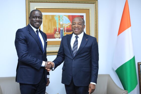 Audience avec Monsieur Siandou FOFANA, Ministre du Tourisme et des Loisirs, à Abidjan