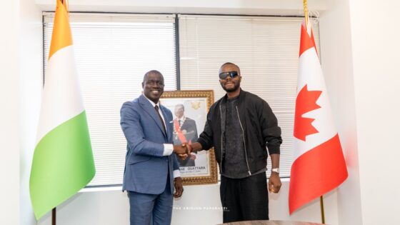 Audience de l&rsquo;Ambassadeur avec l&rsquo;artiste Kérozen