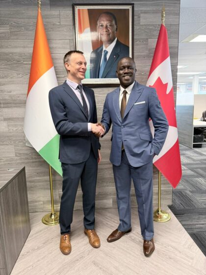 Audience de l&rsquo;Ambassadeur avec une délégation de l’École Nationale d’Administration Publique (ENAP) du Québec